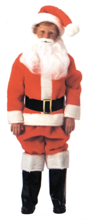 Santa Suit Boys Costume Size 16