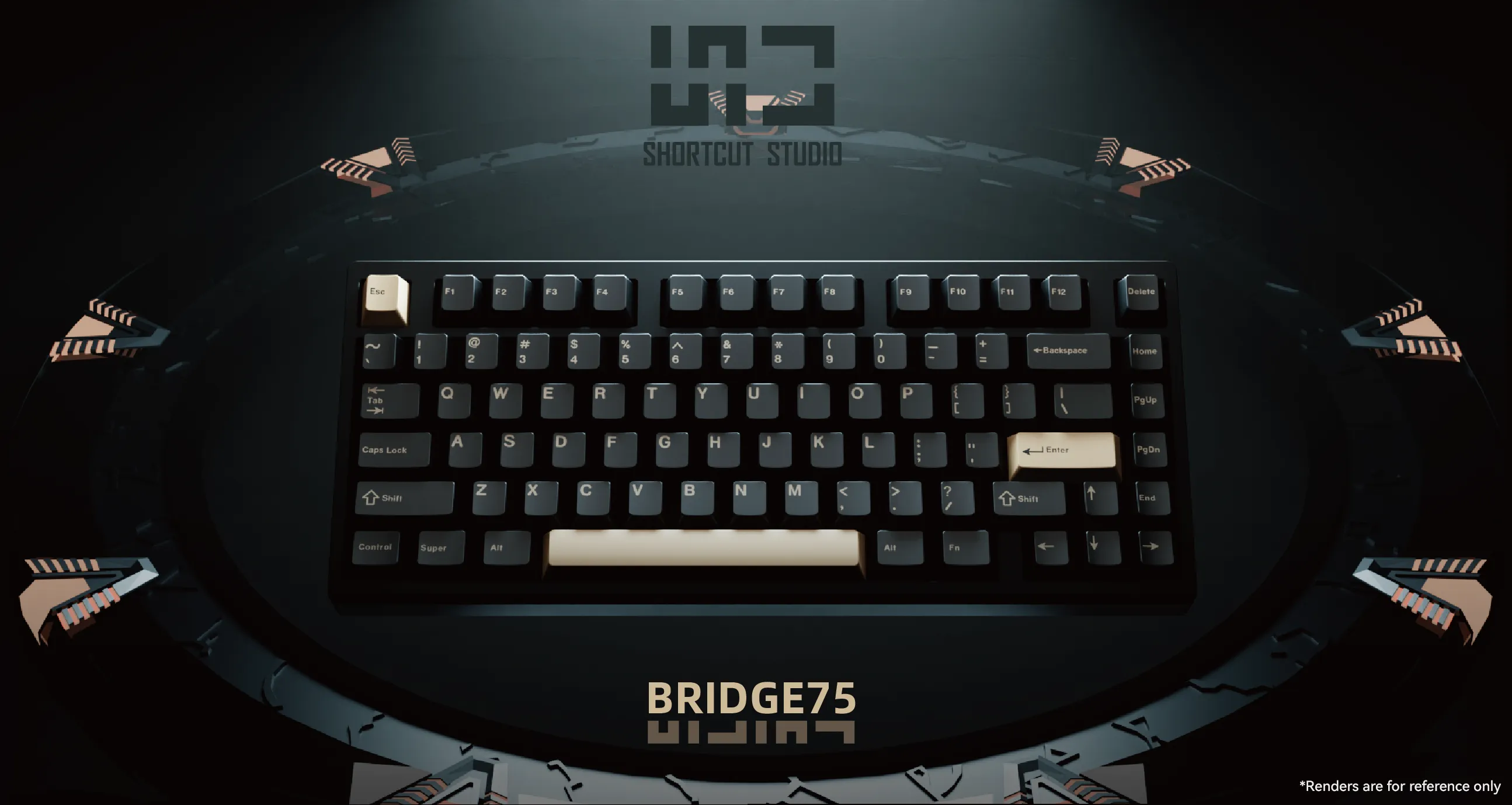Shortcut Studio Bridge75 Keyboard - Pre-built Kit