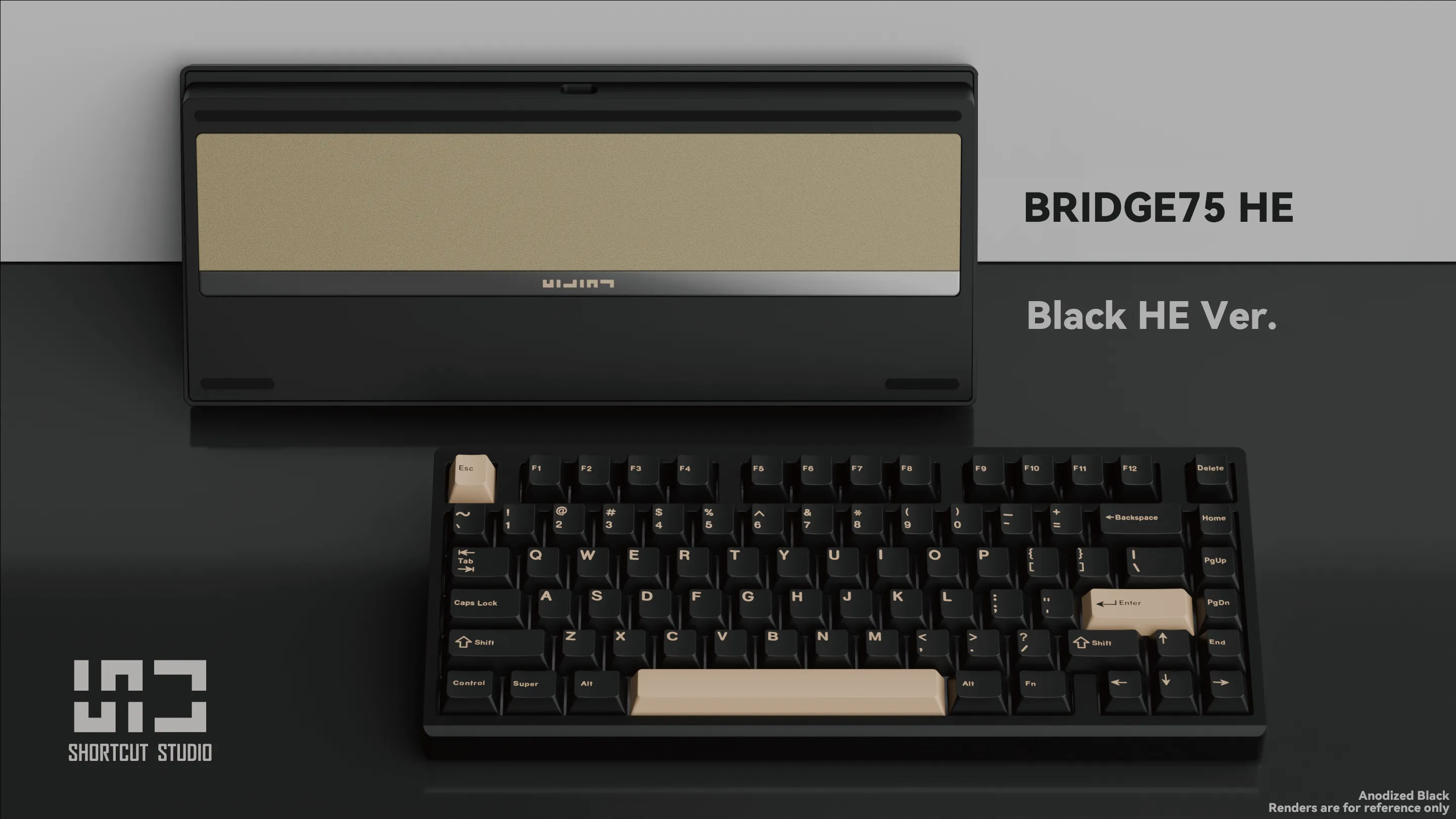 Shortcut Studio Bridge75 Keyboard - Pre-built Kit