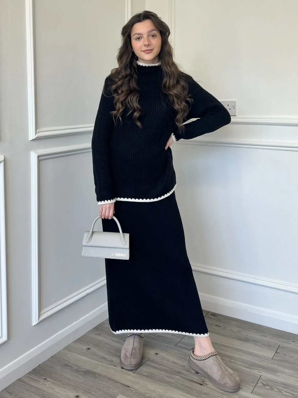 Simi Skirt Co-Ord - Black
