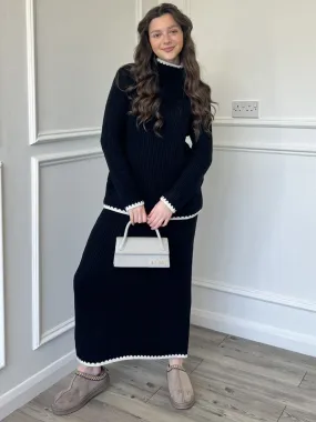 Simi Skirt Co-Ord - Black