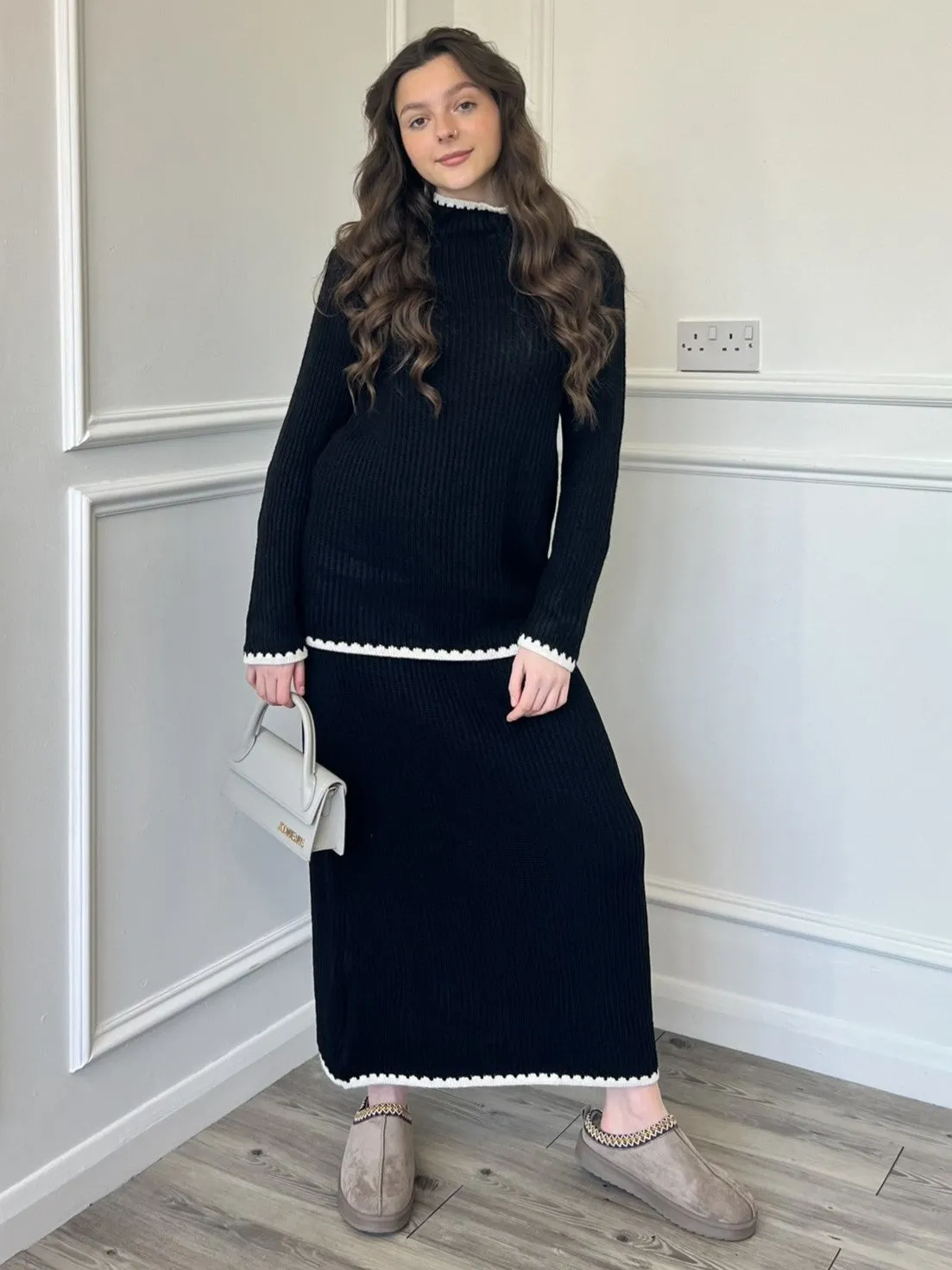 Simi Skirt Co-Ord - Black