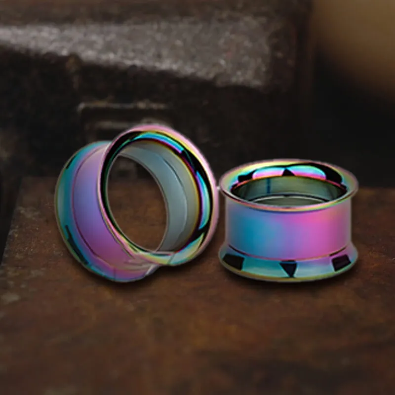 Simple Stretching Tunnel Stainless Steel Ear Gauge