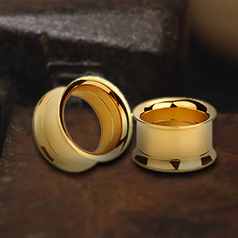 Simple Stretching Tunnel Stainless Steel Ear Gauge