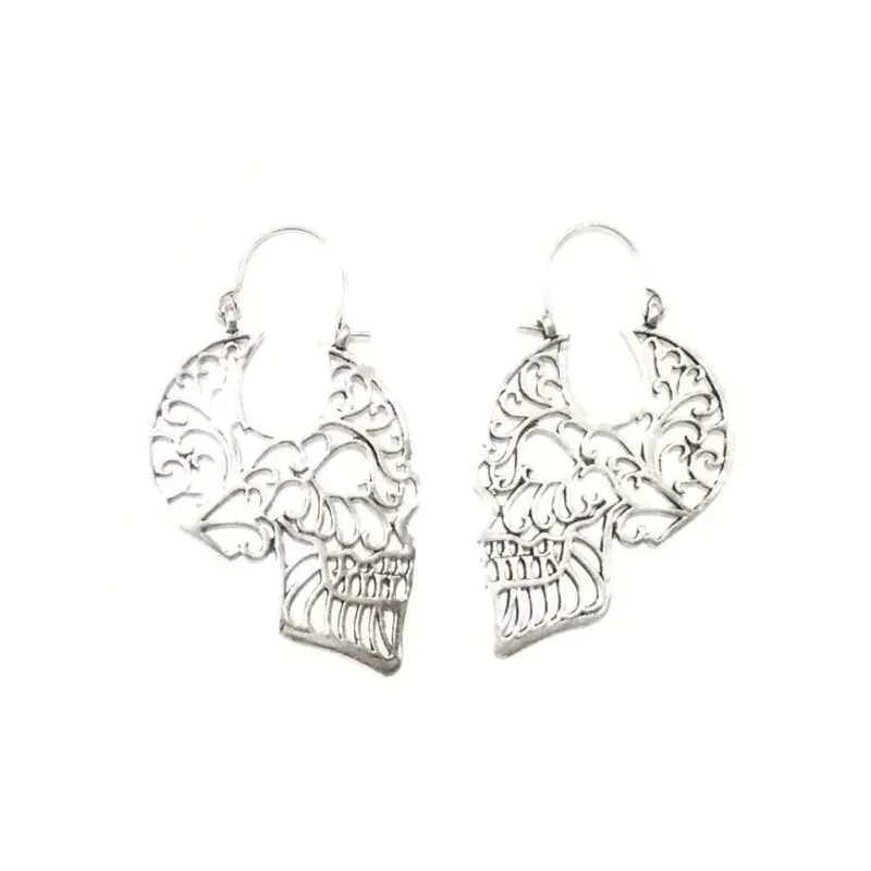 Skull Drop Earrings