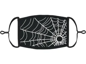 Spiderweb Print Face Mask