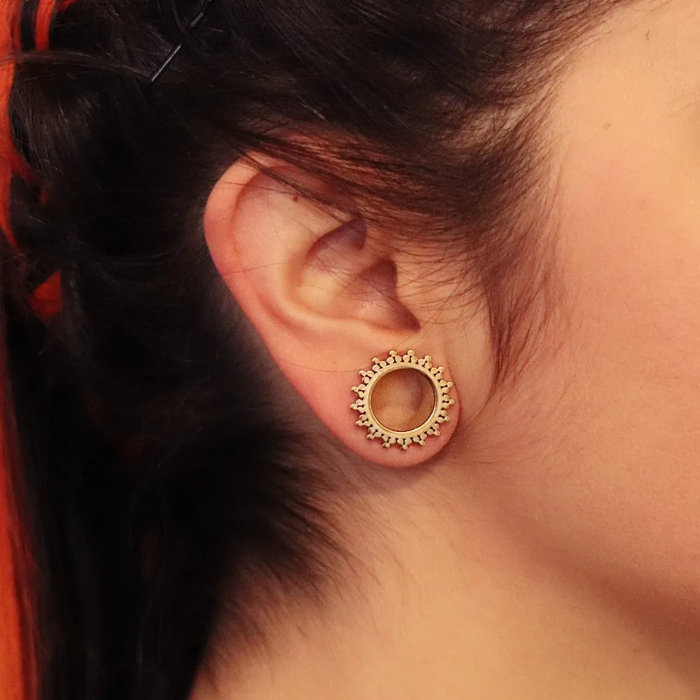 Stainless Steel Ear Tunnel Silver