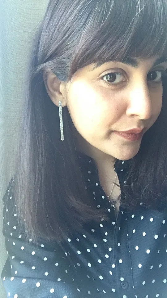 Sterling Silver Textured Bar Stud Earrings