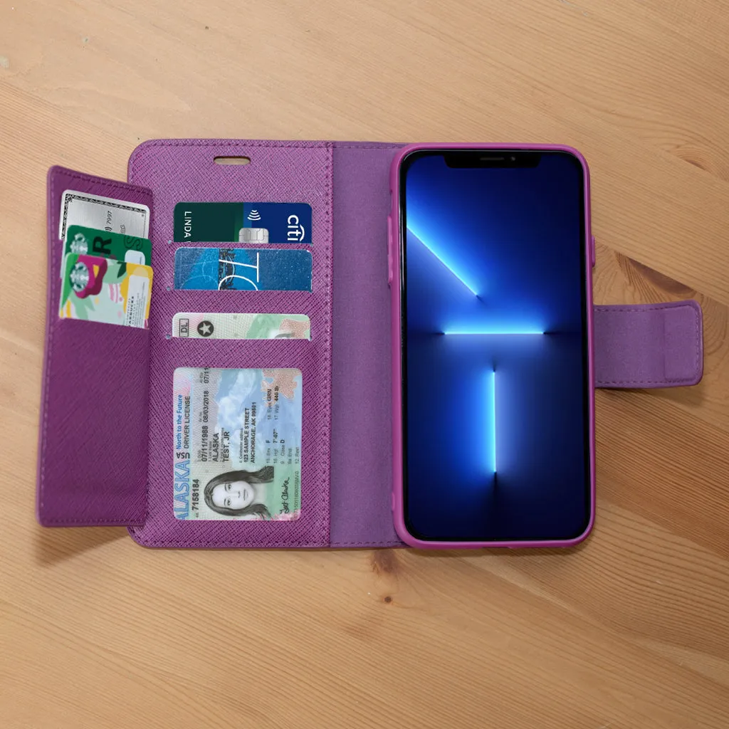 Sunset Blvd iPhone XS Max Leather Wallet Case