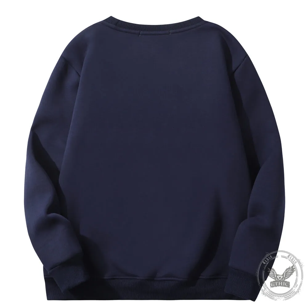 There Was Jesus Flower Crew Collar Fleece Sherpa Sweatshirt