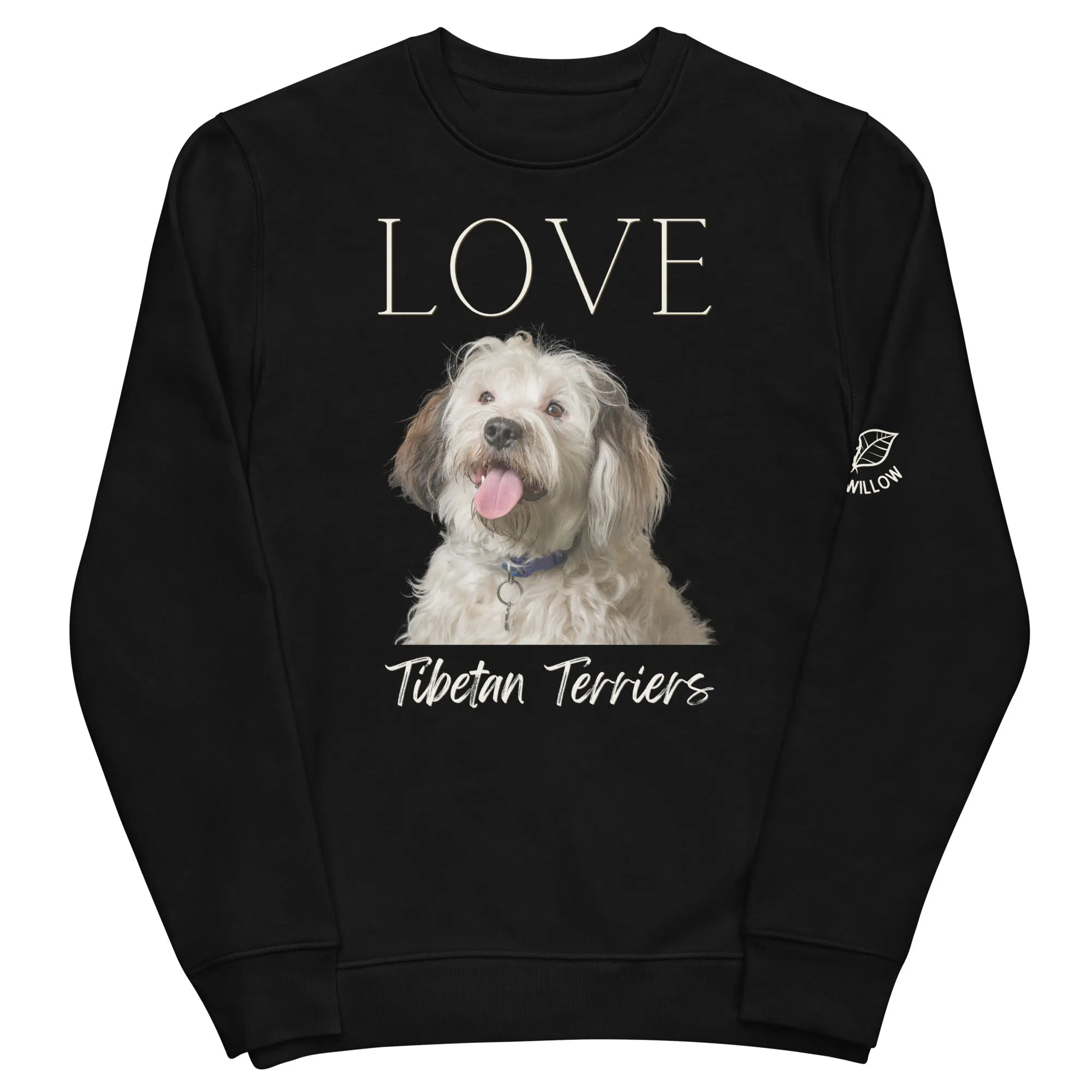 Tibetan Terrier lovers, unisex eco sweatshirt
