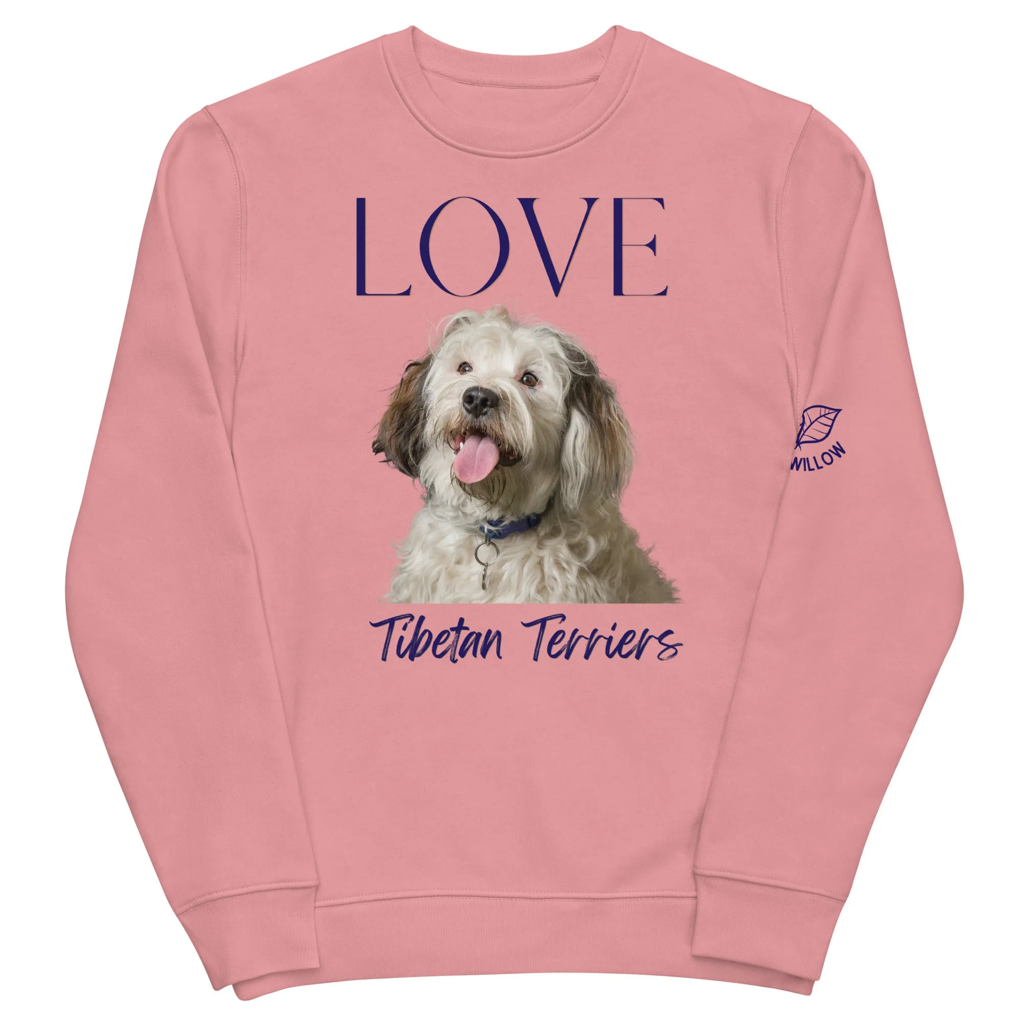 Tibetan Terrier lovers, unisex eco sweatshirt