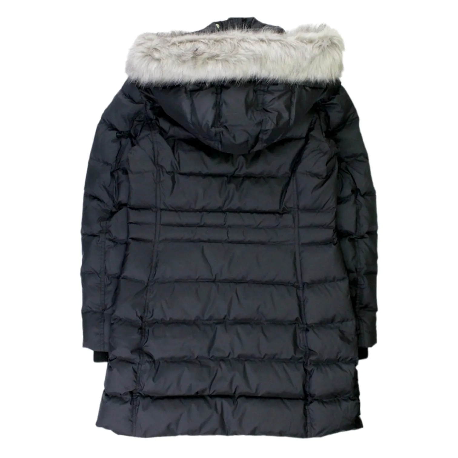 Tommy Hilfiger Black Hooded Quilted Coat