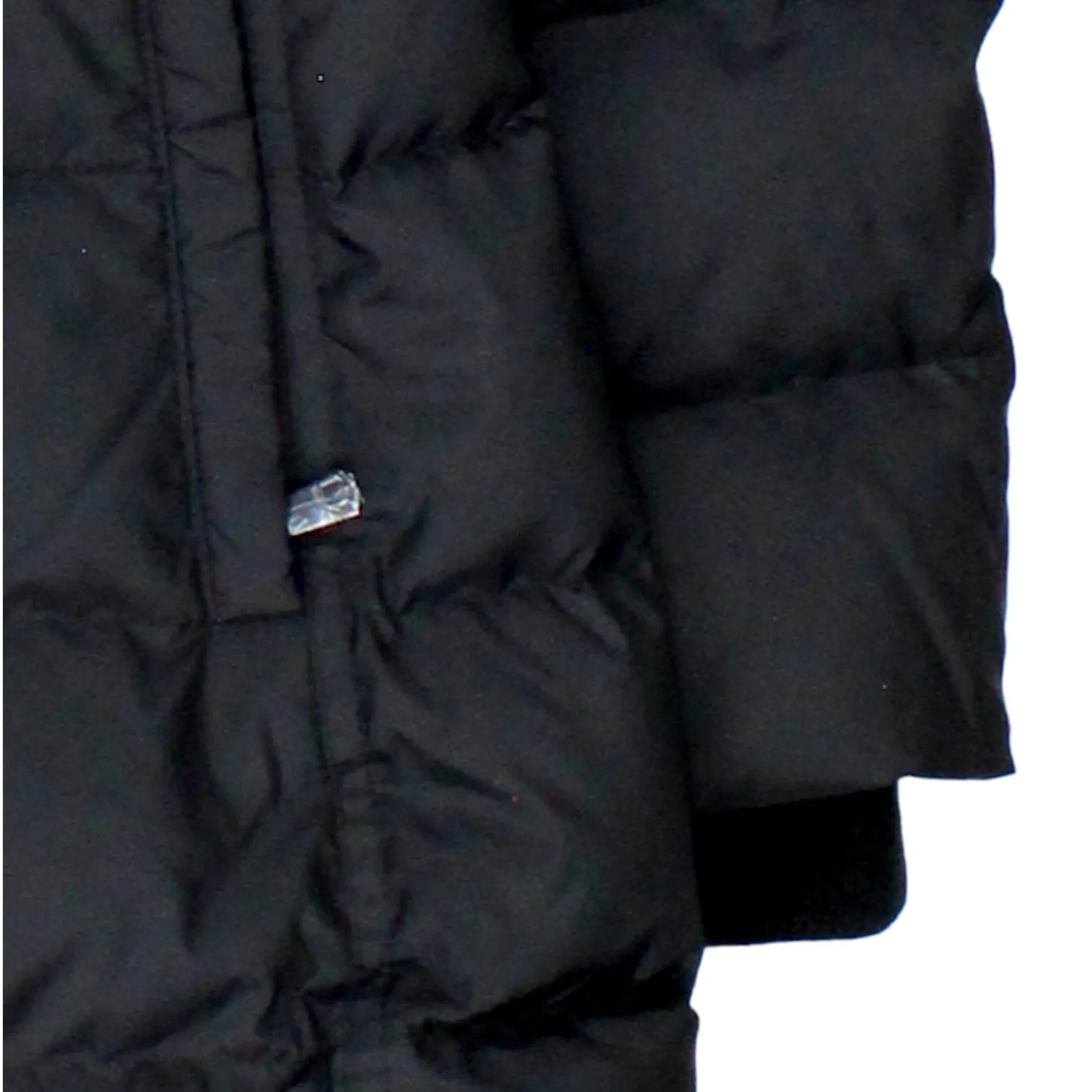 Tommy Hilfiger Black Hooded Quilted Coat