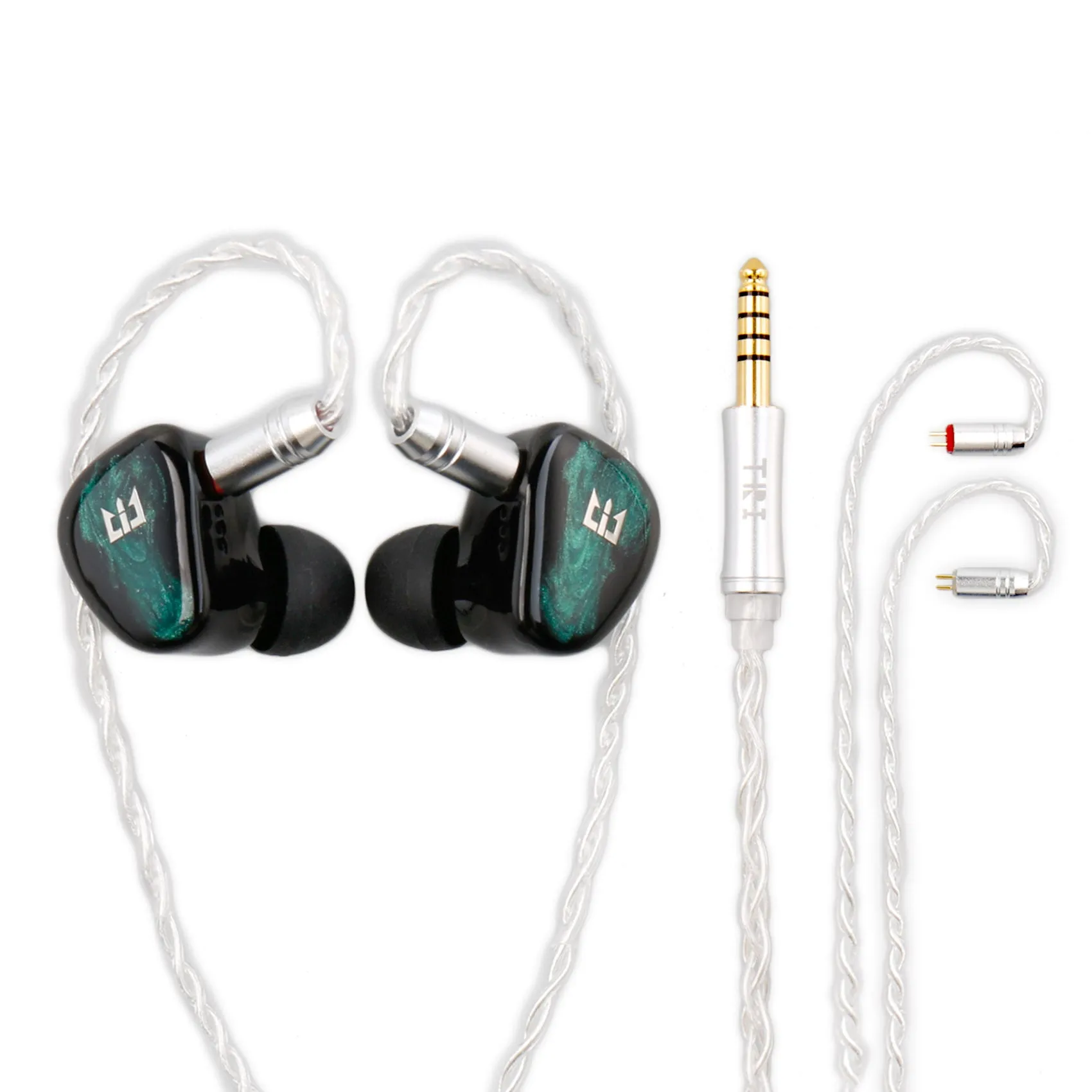 【TRI Star River】High end IEM Earphones Quality In-ear Monitors Dual Dynamic Drivers 2Pin Wired Earphone with Tuning Switch