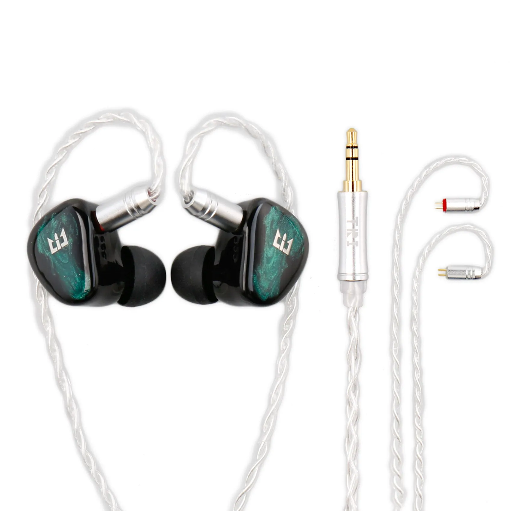 【TRI Star River】High end IEM Earphones Quality In-ear Monitors Dual Dynamic Drivers 2Pin Wired Earphone with Tuning Switch