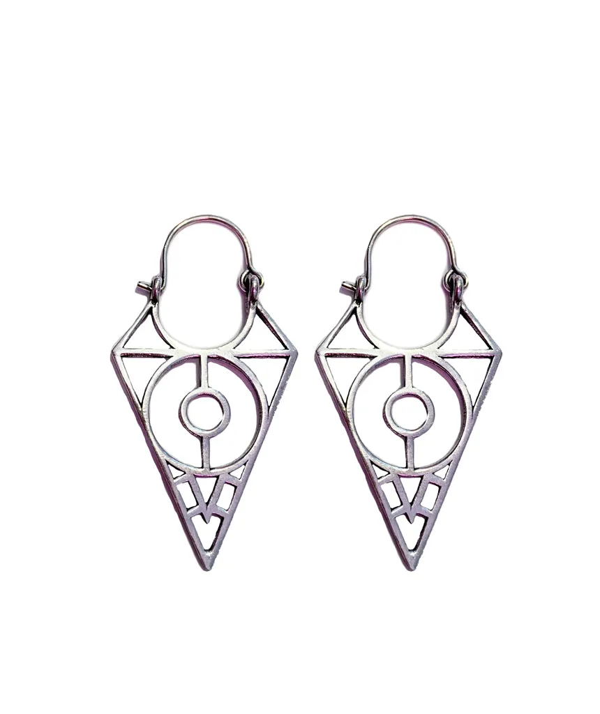 Triangle Statement Earrings