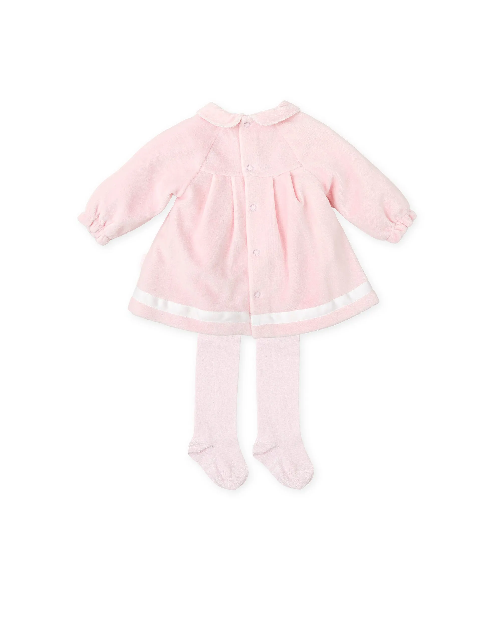 Tutto Piccolo 8782 - Pink Dress with Matching Tights