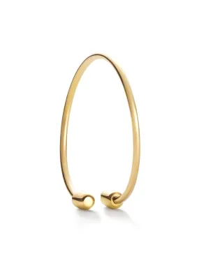 Twist 02, Yellow Gold Earring