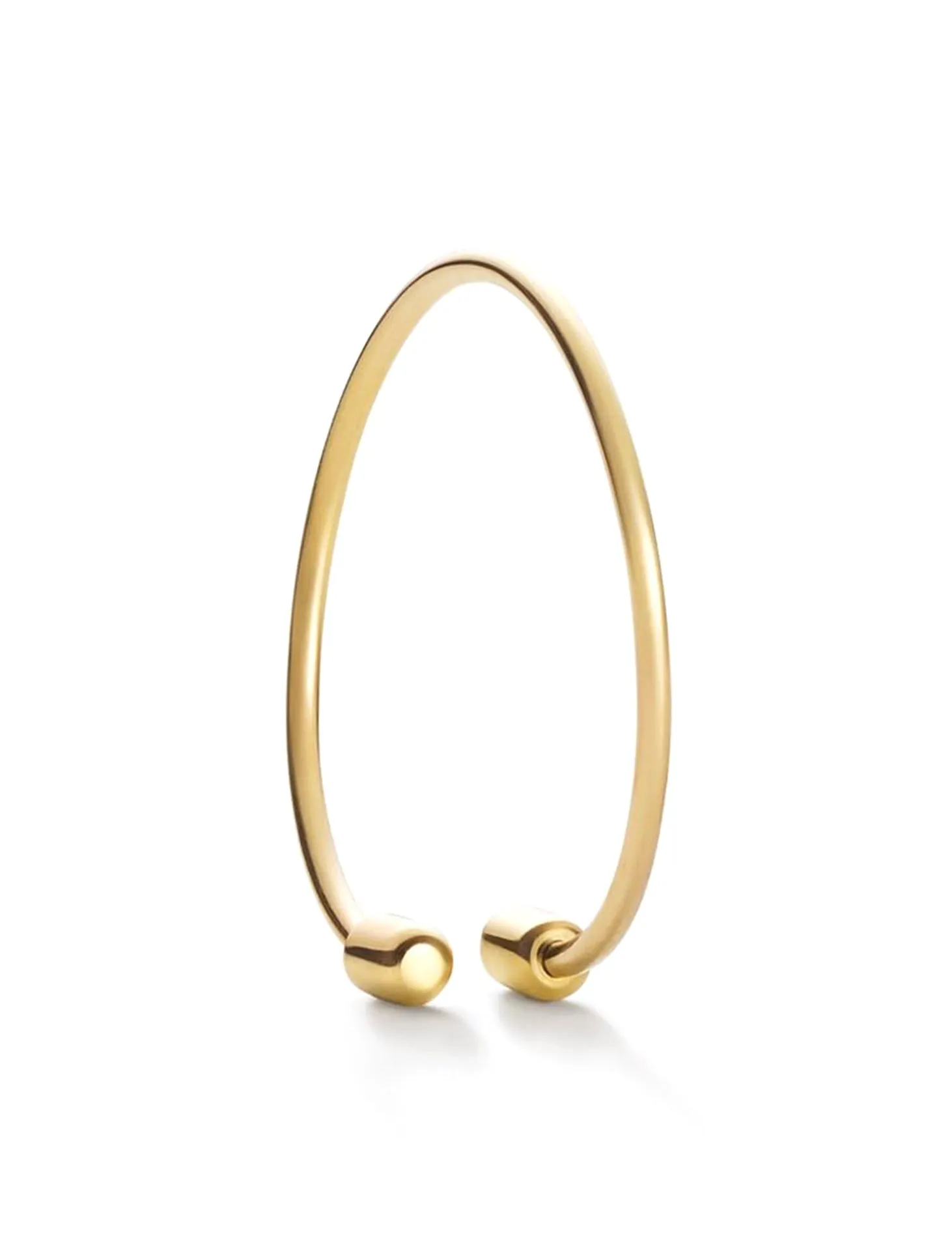 Twist 02, Yellow Gold Earring
