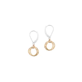 Two Tone Poppy Earrings