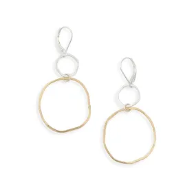 Two-Tone Uplift Earrings