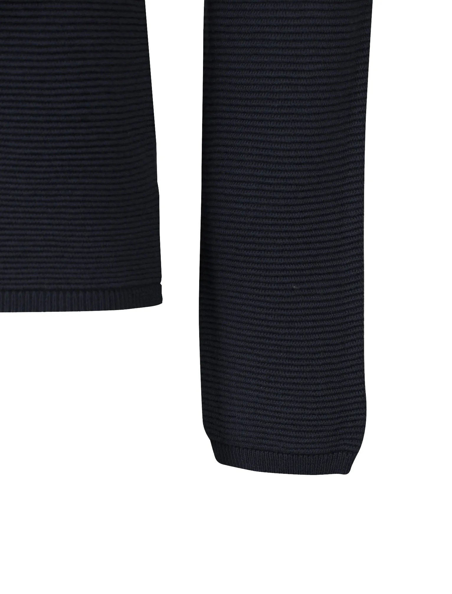 Tymon Ripple Stitch Jumper in Dark Navy - Tokyo Laundry