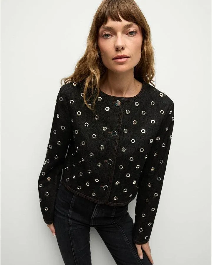 Veronica Beard Beale Grommet Jacket