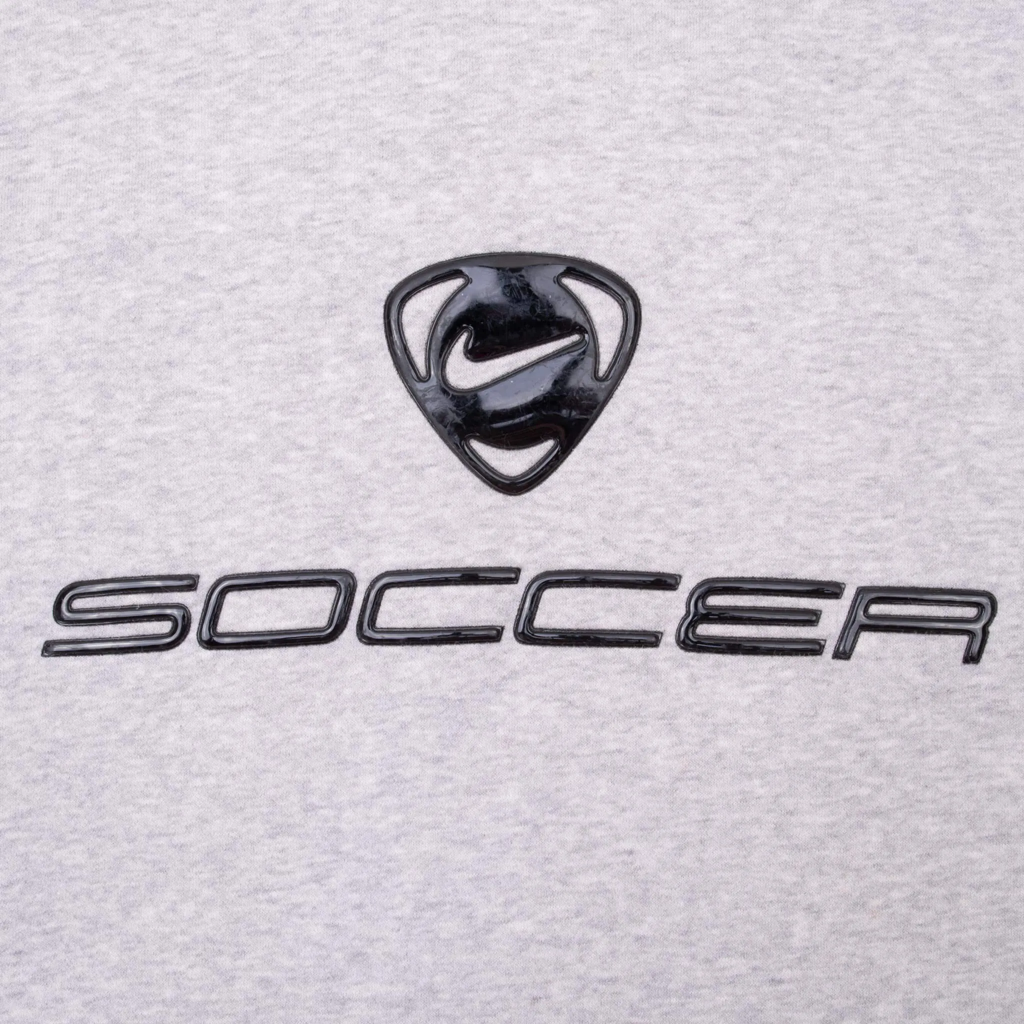 VINTAGE NIKE SOCCER GREY HOODIE SWEATSHIRT 2000S XL YOUTH (18/20)