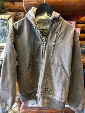 Vintage Walls Choc Sherpa Duckcloth Jacket, Medium