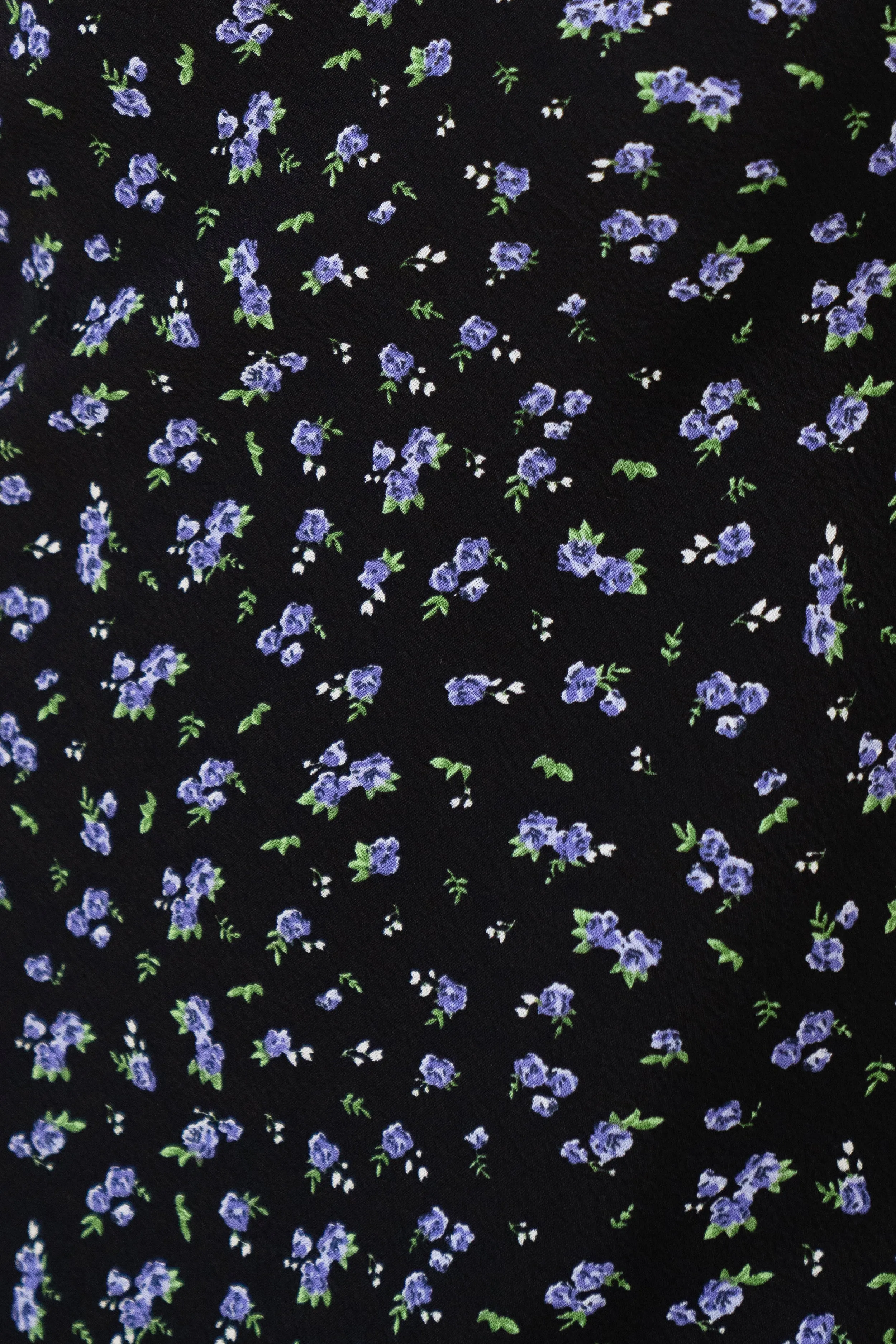 VIOLET DRESS - BLACK & LILAC FLEUR
