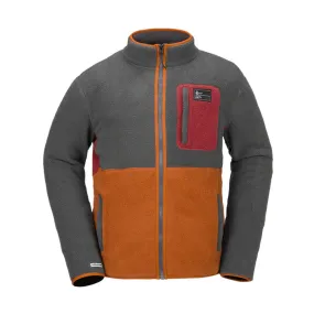 Volcom - Fleecer Full Zip Jacket - Charcoal NEW FOR 2025 SALE