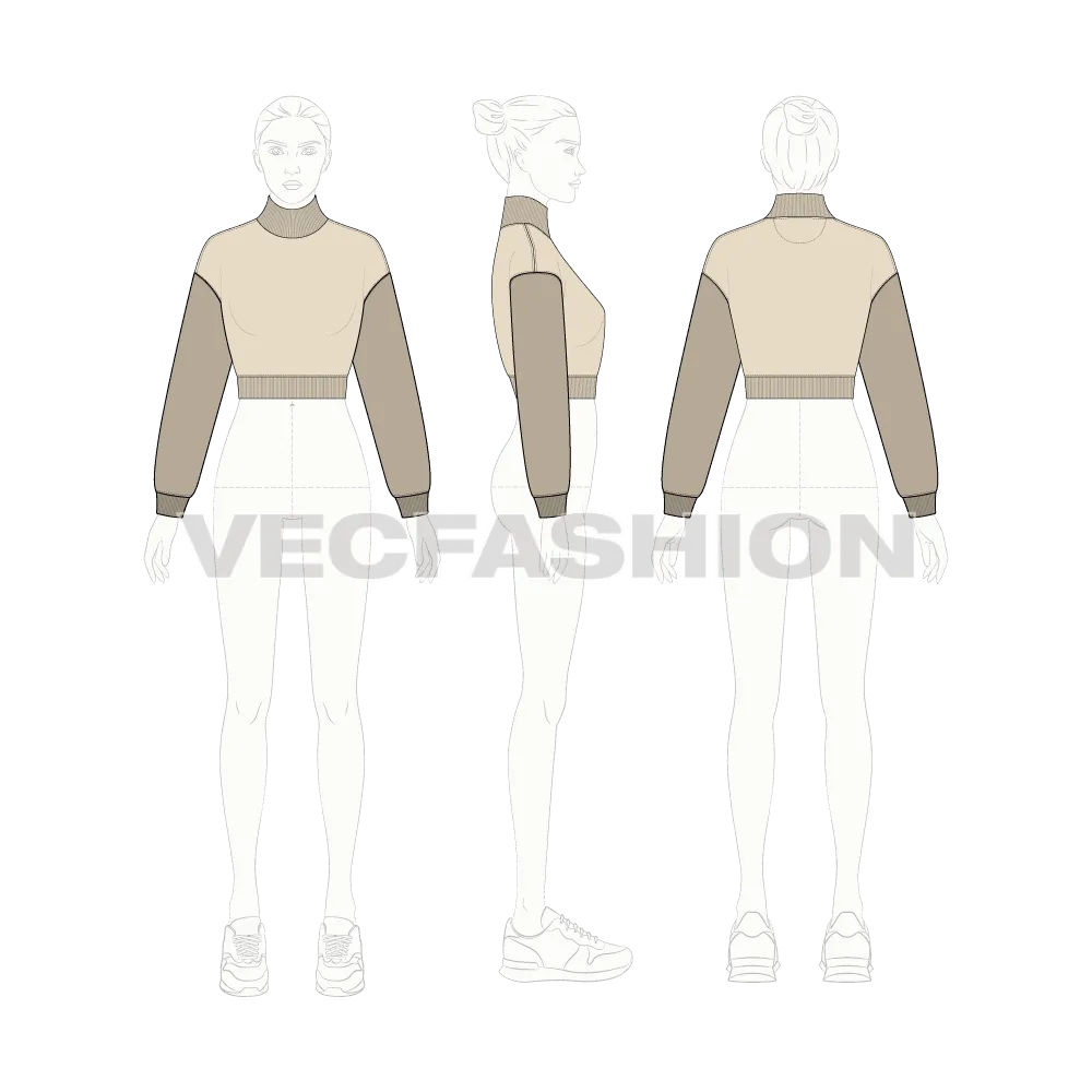 Women's Cropped Sweatshirt