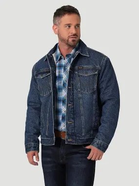 WRANGLER RETRO® SHERPA LINED WESTERN DENIM JACKET