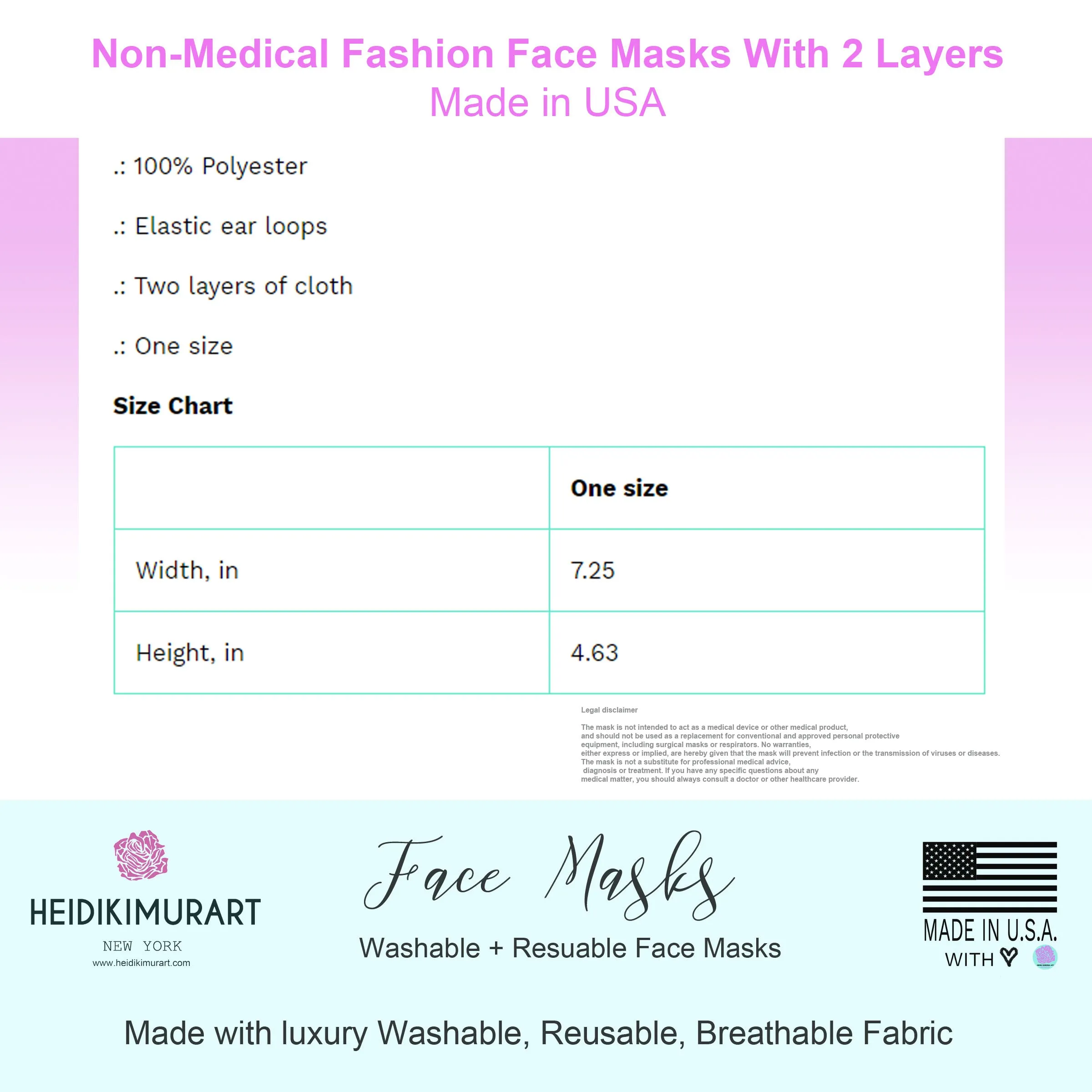 Yellow Striped Face Mask, Designer Vertically Stripes Modern Fabric Face Mask-Made in USA