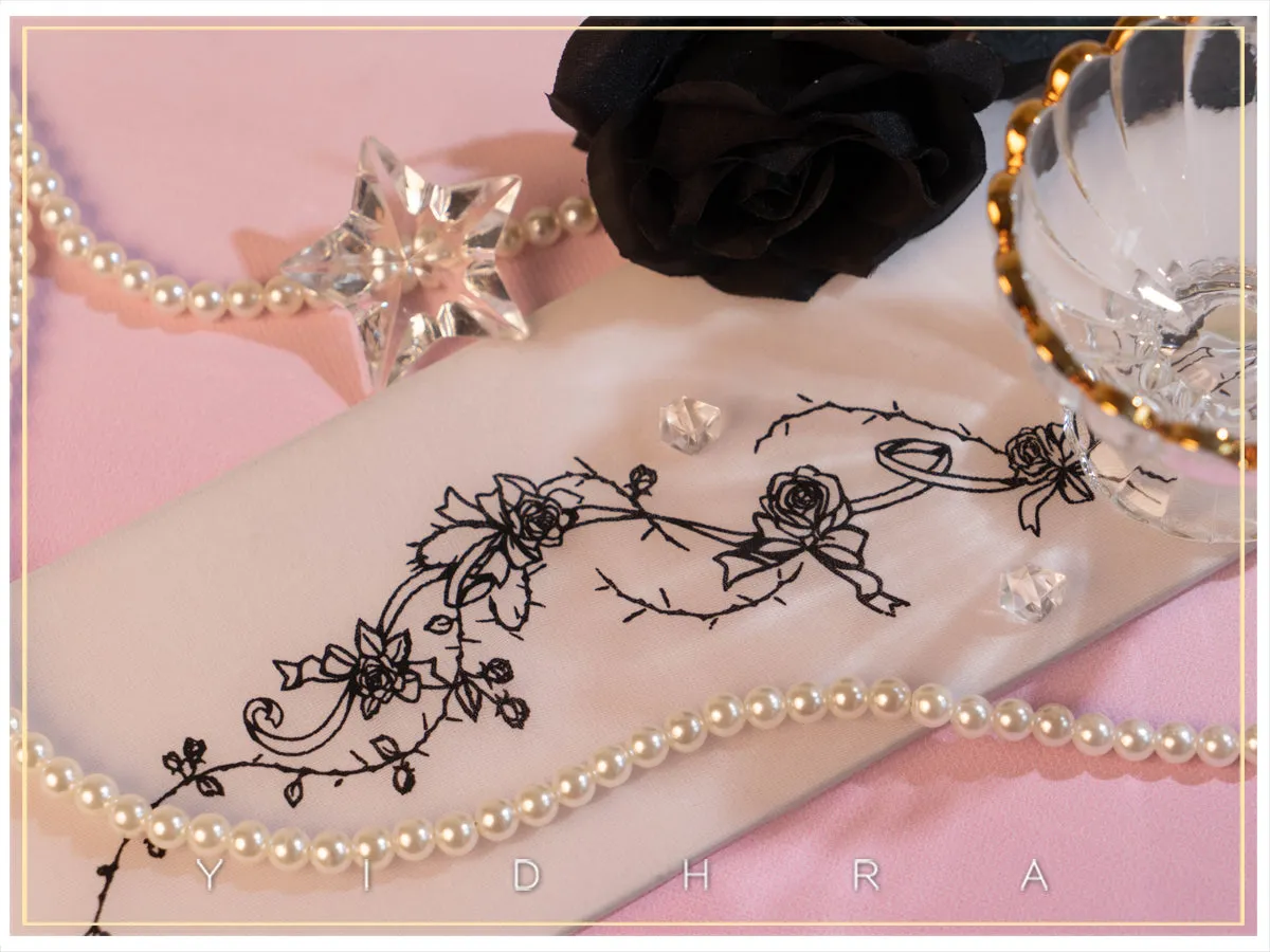 Yidhra~Whisper Rose~Summer 20D velvet Lolita Tights