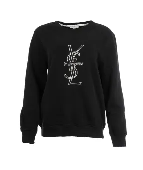 YSL Black and White Crewneck Jumper  ALL0567