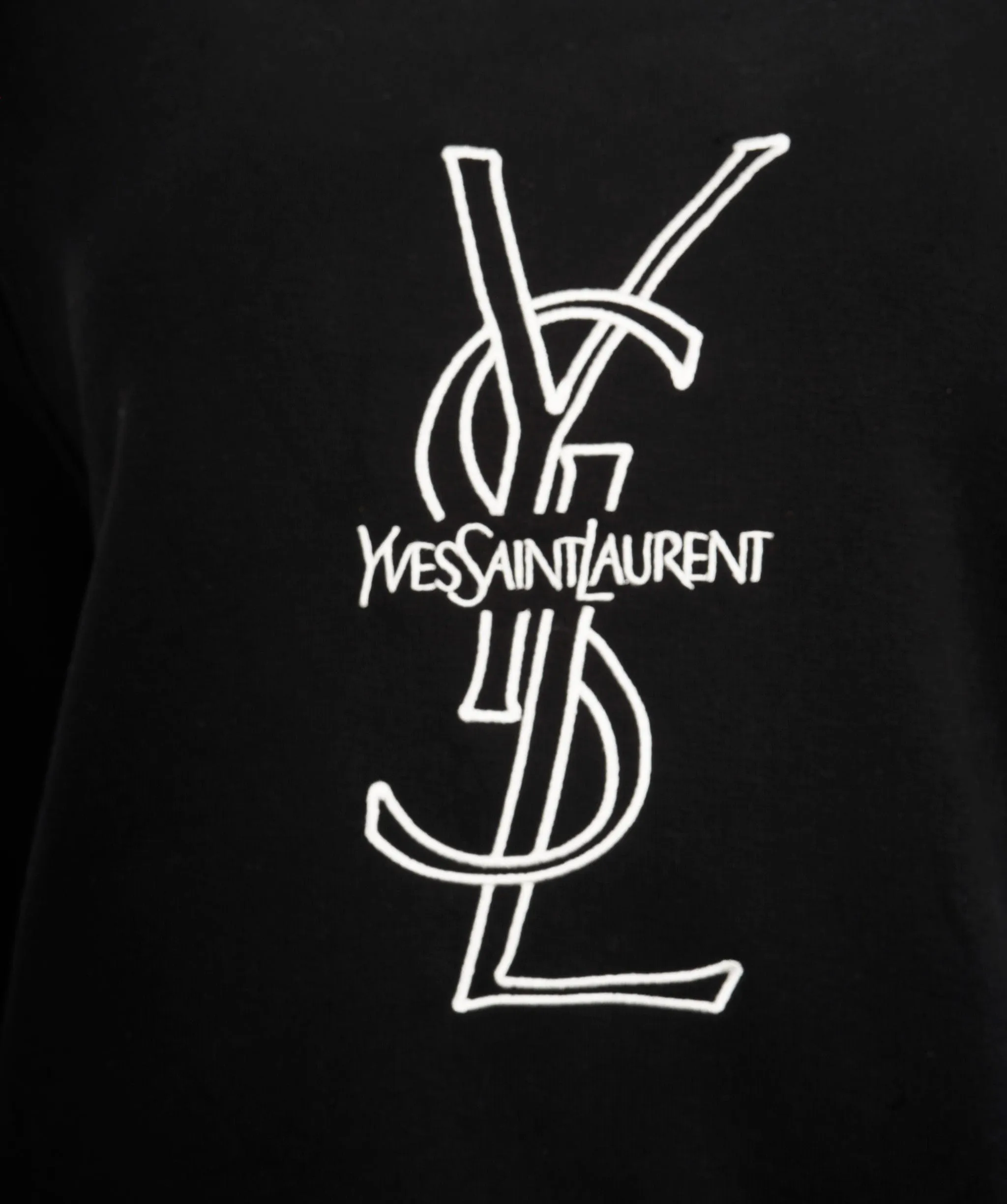 YSL Black and White Crewneck Jumper  ALL0567