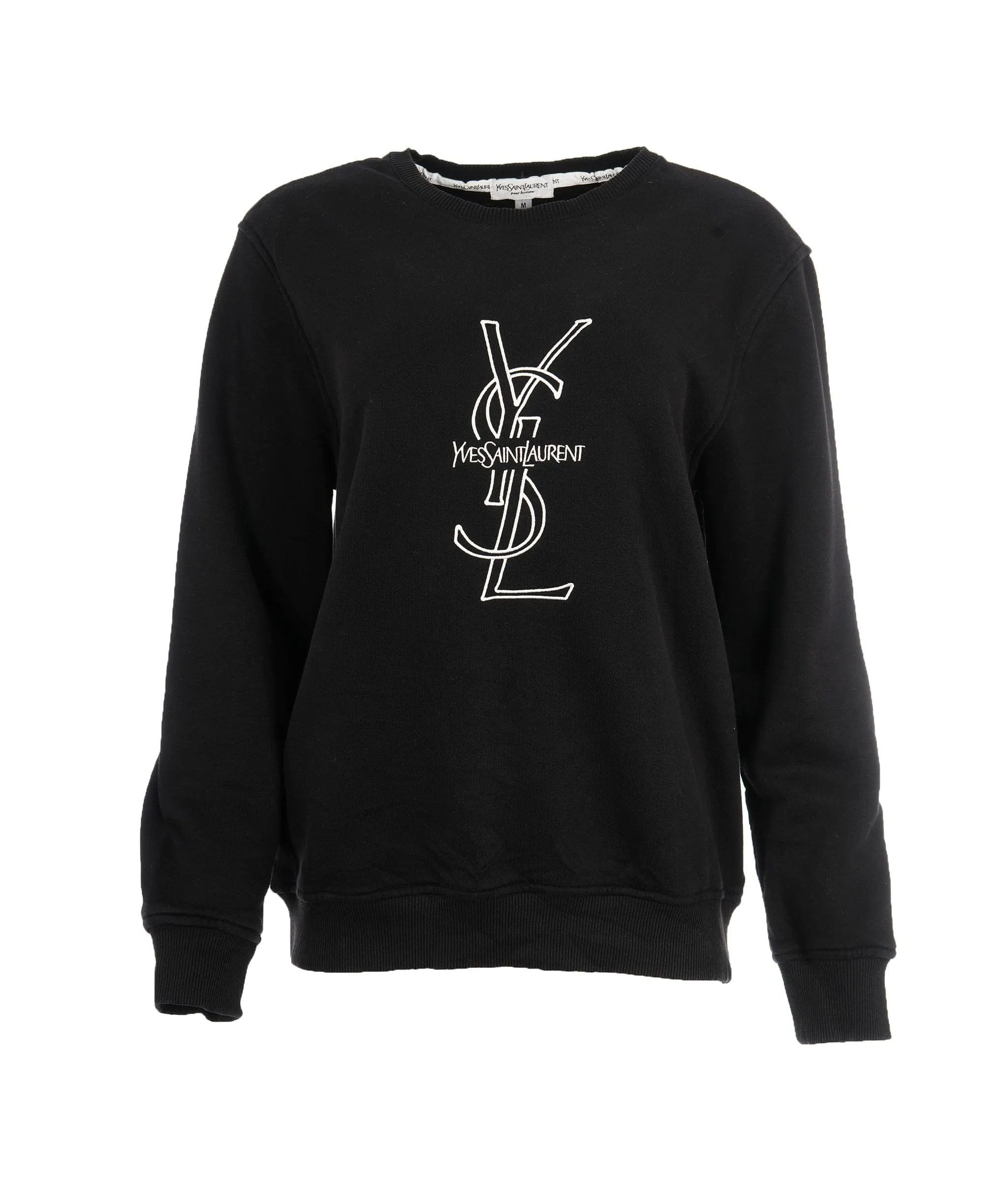 YSL Black and White Crewneck Jumper  ALL0567